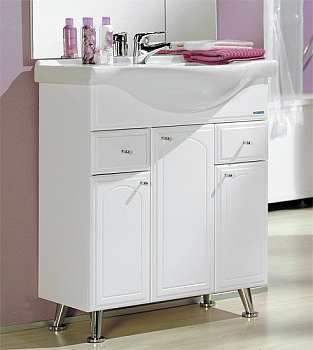 Тумба под раковину Акватон Майами 1A056501MM010 цвет Белый