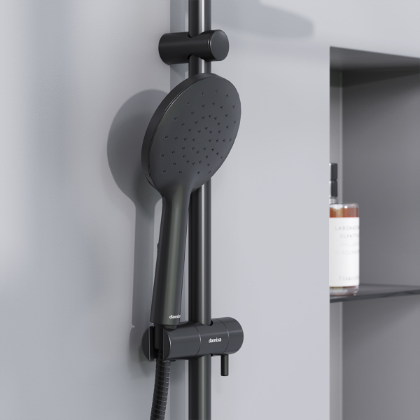 Душевая система со смесителем-полкой Damixa Jupiter, 977770300