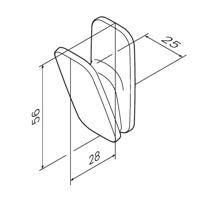 Крючок для полотенец AM.PM Inspire V2.0, A50A35522
