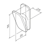 Крючок для полотенец AM.PM Inspire V2.0, A50A35522
