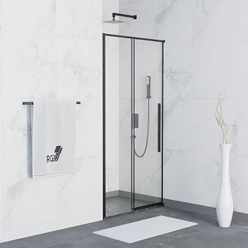 Душевая дверь RGW SV-12B, 32321215-14, Чёрный, 150*195