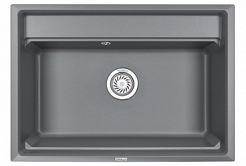 Кухонная мойка GRANULA Kitchen Space (7301, АЛЮМИНИУМ)