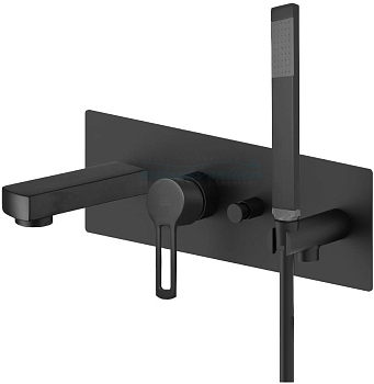 Смеситель Paffoni Ringo RIN001NO С ВНУТРЕННЕЙ ЧАСТЬЮ, для ванны с душем