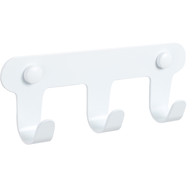 Планка 3 крючка Fixsen PRACTICA, белый (FX-805W-3)