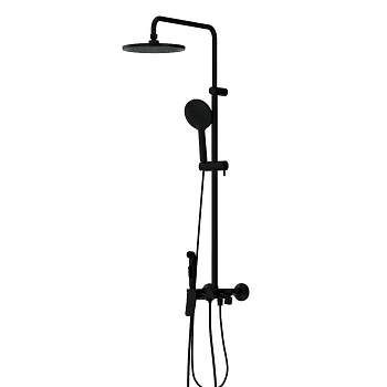 Душевая система со смесителем-полкой Damixa Jupiter, 977770300