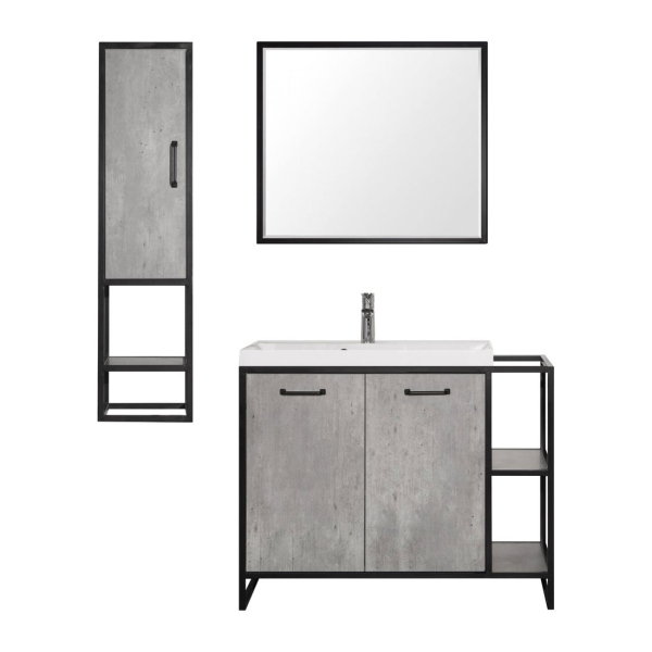 Тумба для комплекта Style Line Лофт 80/100 бетон