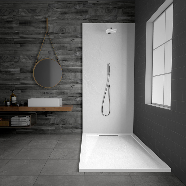 Поддон для душа Vincea из искусственного камня VST-4SRL9016W, 1600*900*25, белый матовый