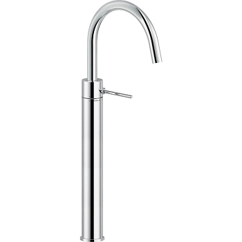 VE125148/3CR VELIS смеситель для раковины высокий 394, без донного клапана