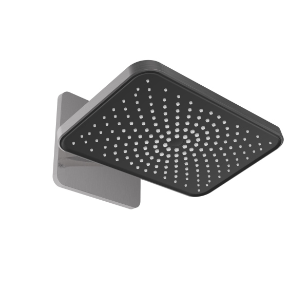 Душевой комплект Vincea Inspire VSFW-421I4GM встраиваемый, двухрежимный, вороненая сталь Душевой комплект Vincea Inspire VSFW-421I4GM встраиваемый, двухрежимный, вороненая сталь