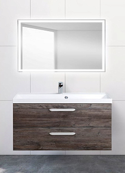 Belbagno База под раковину подвесная с двумя выкатными ящиками, AURORA-1000-2C-SO-PP