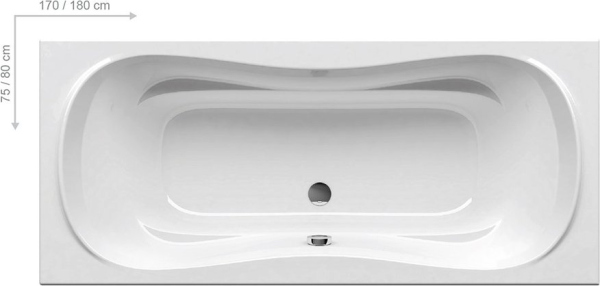 Акриловая ванна Ravak Campanula II 180x80 CB21000000 Акриловая ванна Ravak Campanula II 180x80 CB21000000