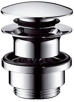 Донный клапан для раковины Hansgrohe 50100000 Push-Open