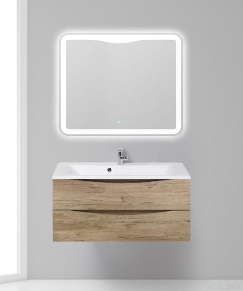 Тумба с раковиной Belbagno MARINO, MARINO-800-2C-SO-RN-P+ BB800/450-LV-MR-PR (готовый набор)