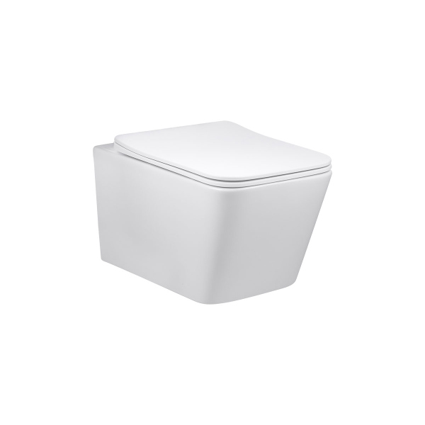 Унитаз подвесной Vincea, Q-Line VT1-12 безободковый, цвет белый