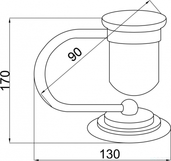 Стакан Boheme Murano 10911-G