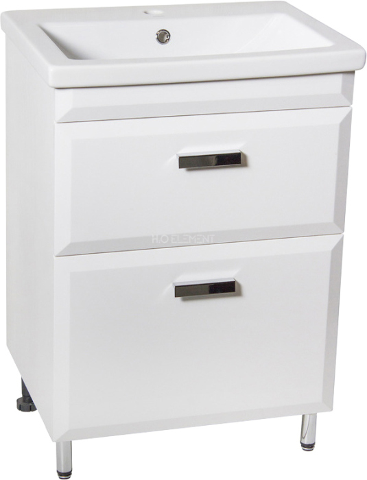 Тумба для комплекта Style Line Лотос 60 Люкс Plus напольная, белая