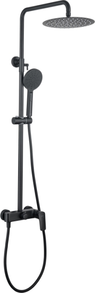 Душевая система Aquatek AQ2060MB Черная матовая