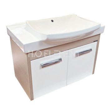 Тумба-умывальник Comforty "Киото-75 П" сосна лоредо с раковиной Comforty 002