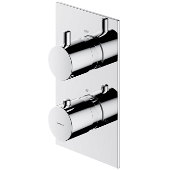 Смеситель термостатический для душа скрытого монтажа OMNIRES Y Y1236/KROCR (хром)