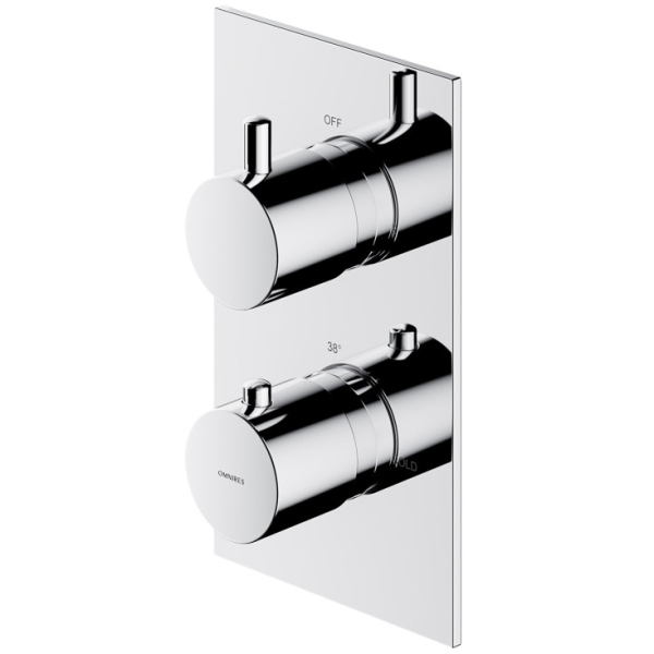 Смеситель термостатический для душа скрытого монтажа OMNIRES Y Y1236/KROCR (хром) Смеситель термостатический для душа скрытого монтажа OMNIRES Y Y1236/KROCR (хром)