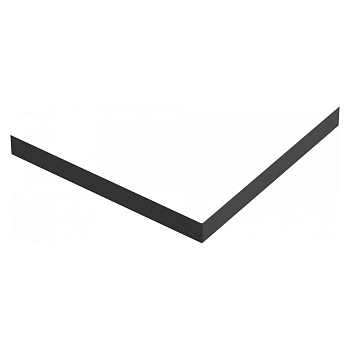 Экран для поддона Jacob Delafon Tolbiac, АБС, 120 x 80 см, черный матовый, E6D338RU-NGM