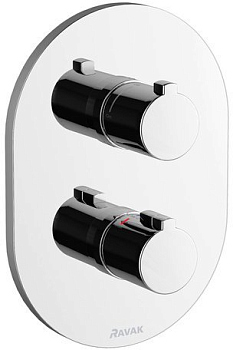 Термостат Ravak Chrome CR 064.00 С ВНУТРЕННЕЙ ЧАСТЬЮ, для душа Термостат Ravak Chrome CR 064.00 С ВНУТРЕННЕЙ ЧАСТЬЮ, для душа