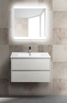 Тумба с раковиной Belbagno KRAFT, KRAFT-700-2C-SO-BO+ BB700ETL (готовый набор)
