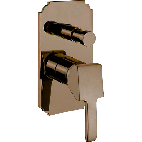 LEGEND-VDIM-02 Встраиваемый однорычажный смеситель для душа с переключателем, бронза