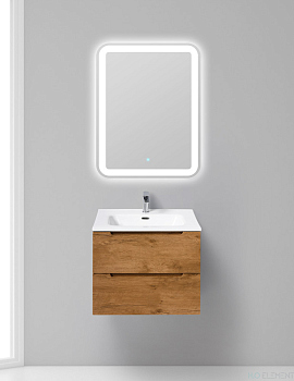 Тумба с раковиной Belbagno ETNA, ETNA-600-2C-SO-RN-P+ BB600ETL (готовый набор)