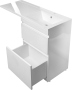 Тумба для комплекта Style Line Даймонд 120 Люкс Plus напольная, белая