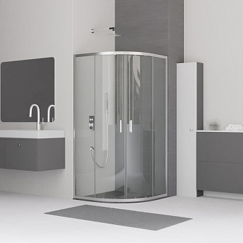 Душевой уголок RGW CL-55, 32095499-11, Хром, 90*90*185