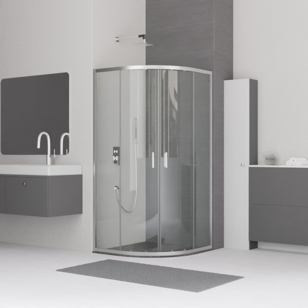Душевой уголок RGW CL-55, 32095499-11, Хром, 90*90*185