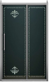 Душевая дверь в нишу Cezares Retro scorrevole BF1 110 CP Cr