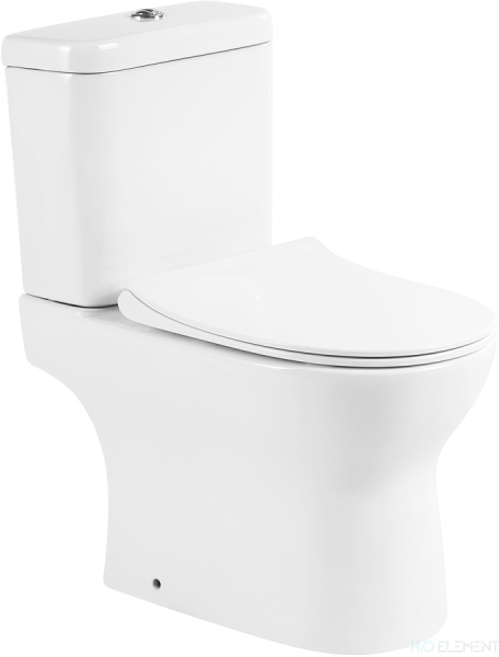 Унитаз-компакт BelBagno Steam BB130CPR безободковый (готовый набор)