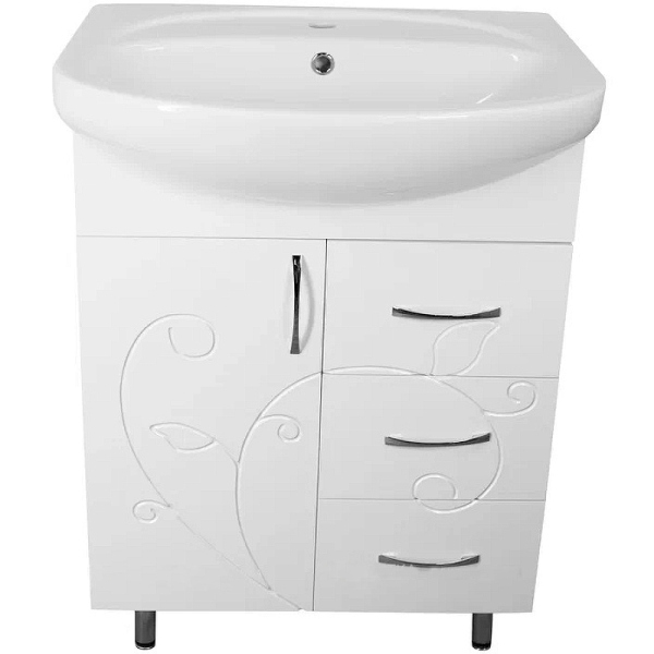 Тумба без раковины Style Line 24 ( 3 ящ.) Стелла 65 ФЬЮЖН, ЛС-00002285