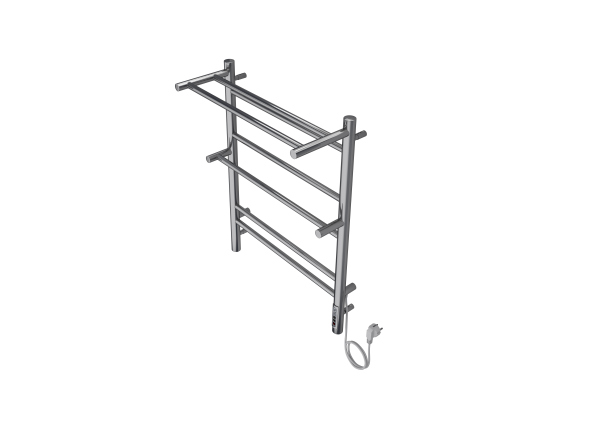 Полотенцесушитель электрический Aquatek (Акватек) Альфа П7 500х700 мм, с полкой, AQ EL RRP0770CH