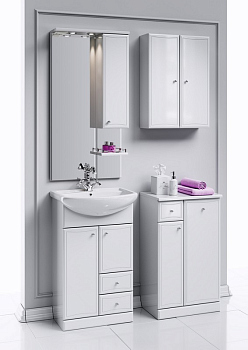 Зеркало AQWELLA 55см., Ba.02.55