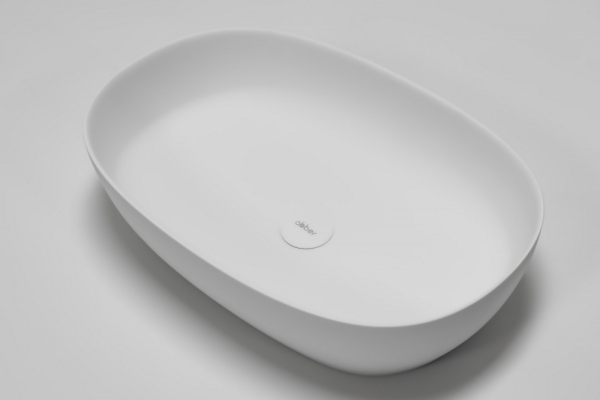 Раковина накладная ABBER Stein AS2633 белая матовая