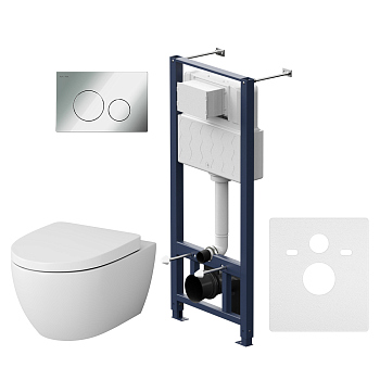 Комплект инсталляция с унитазом AM.PM Awe, IS49051.111738