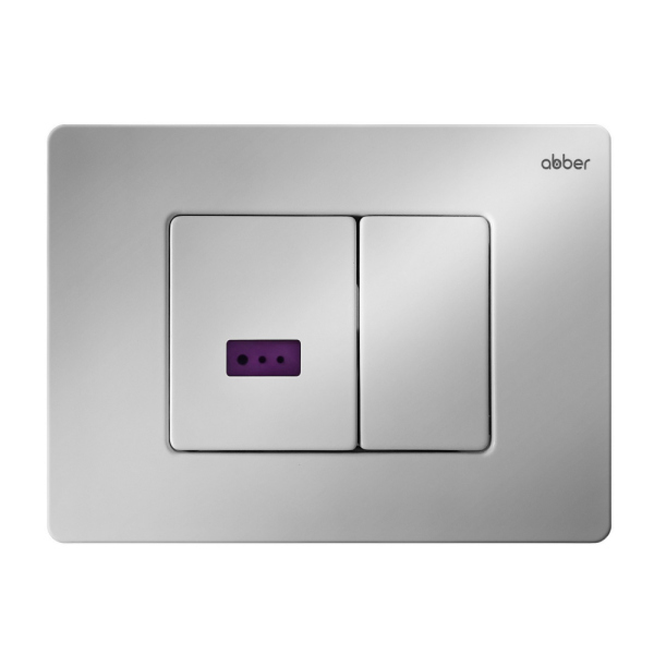 Кнопка смыва сенсорная ABBER AC0122S хром глянцевый