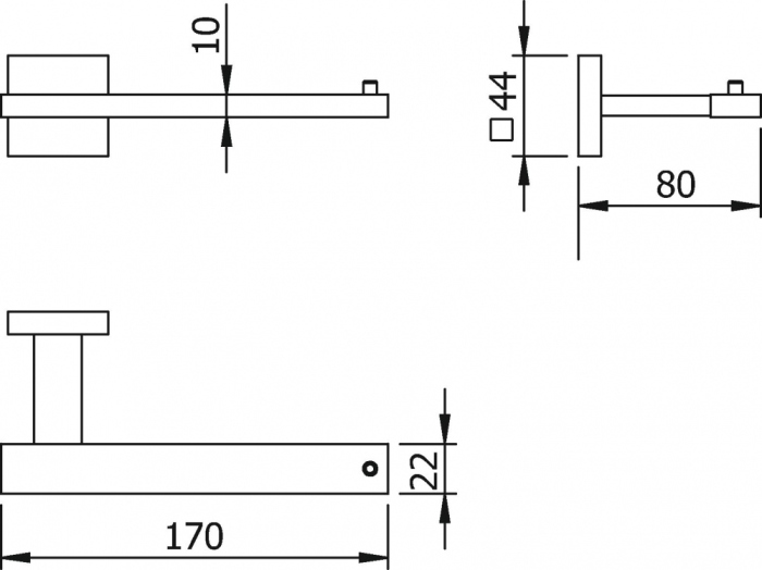Держатель туалетной бумаги Langberger Ledro 21943A
