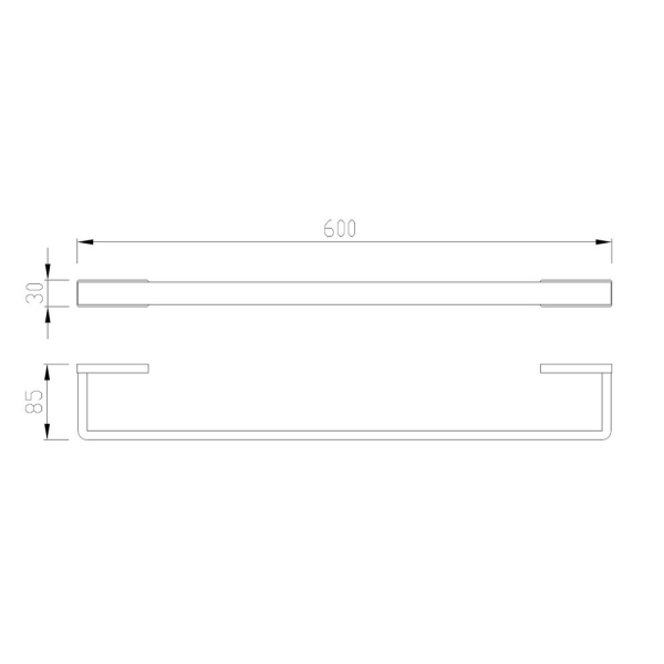 Полотенцедержатель ABBER Westen AA1754SP сатин
