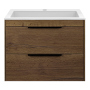 Тумба без раковины Vincea Chiara 2D 600 подвесная, T.Oak, VMC-2C2600TO