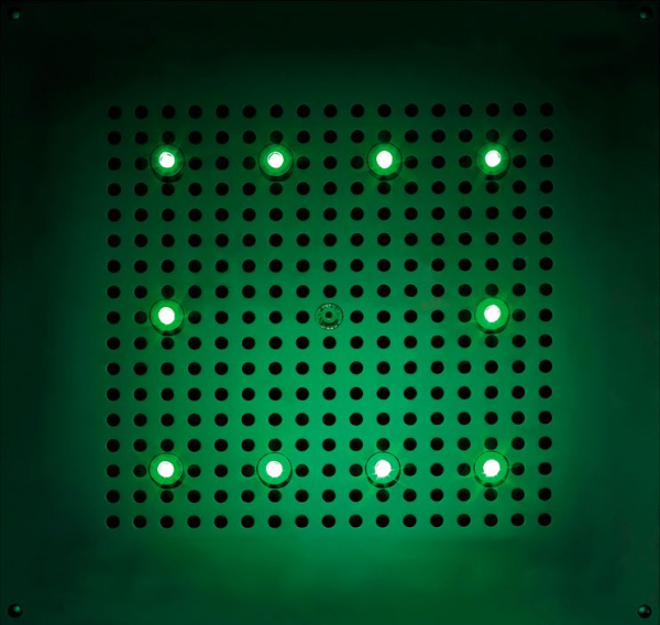 Верхний душ Bossini DREAM - Cube Light H37456 CR с хромотерапией