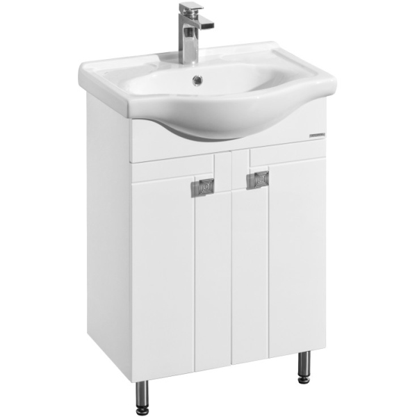 Тумба с раковиной Акватон Фиджи 60 1A1796K0FG010 белая