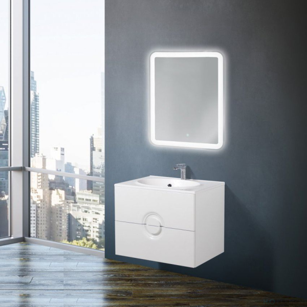 Тумба для комплекта BelBagno Onda 90 bianco lucido