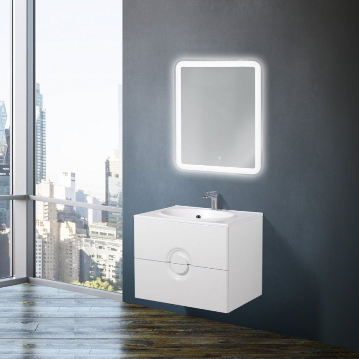 Тумба для комплекта BelBagno Onda 90 bianco lucido