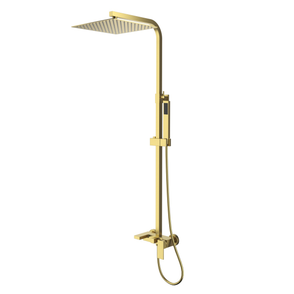 Душевая система D&K матовое золото Bayern.Liszt (DA1513707A04)