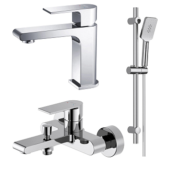 Комплект смесителей Aquatek Лира AQ1430CR Хром