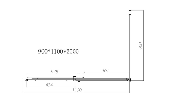 Душевой уголок Vincea Dice VSR-4D9011CLB, 1100*900, черный, стекло прозрачное Душевой уголок Vincea Dice VSR-4D9011CLB, 1100*900, черный, стекло прозрачное
